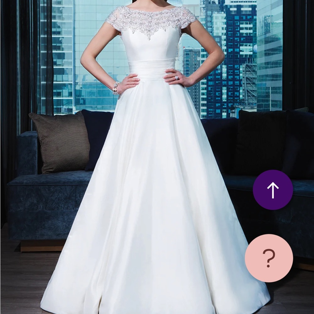 Justin Alexander Wedding Dress (9770) NEVER WORN OR ALTERED - Picture 5 of 12